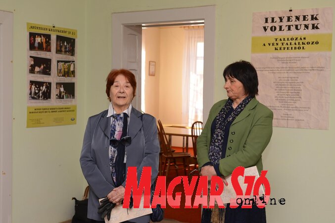 Dr. Káich Katalin és Ágoston Pribilla Valéria a kiállításmegnyitón Dr. Káich Katalin és Ágoston Pribilla Valéria a kiállításmegnyitón