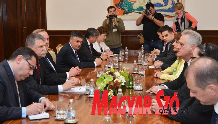 A Tomislav Nikolićtyal folytatott megbeszélés A Tomislav Nikolićtyal folytatott megbeszélés