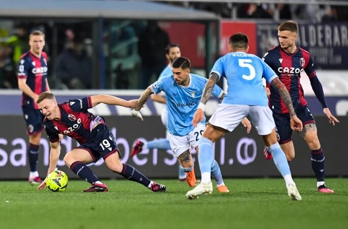 A Lazio nem tudta feltörni a Bologna védelmét (Fotó: AAP) A Lazio nem tudta feltörni a Bologna védelmét (Fotó: AAP)