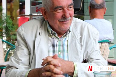 A virágkiállítás ötletgazdája (Fotó: Fekete J. József)