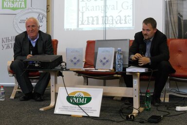 Dr. Silling István és Juhász Gyula (Ótos András felvétele)