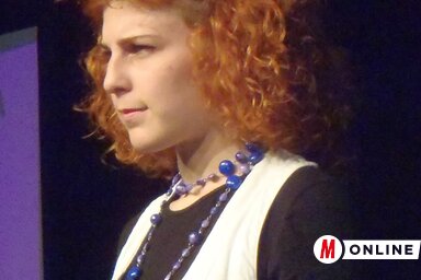 Nagyabonyi Emese, a zentai színház tagja, az iskola egykori tanulója