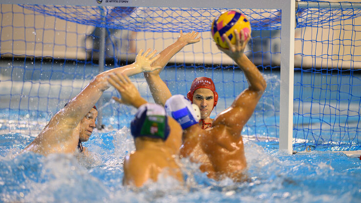 A magyaroknak egy félidő is elég volt (Fotó: waterpolo.hu)