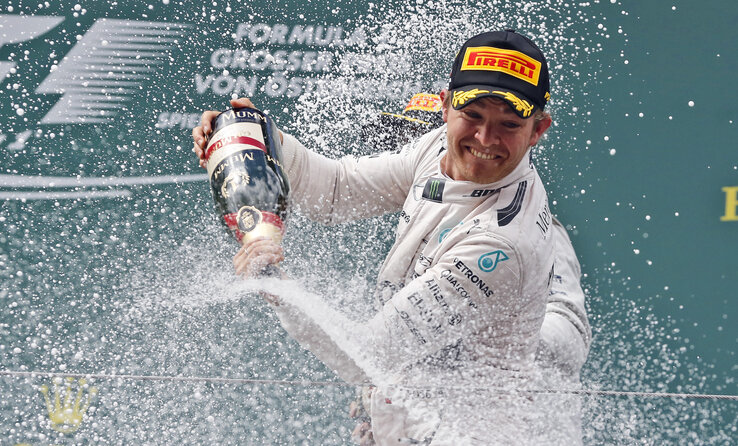 Rosberg 10 pontra megközelítette Hamiltont (Fotó:  Beta/AP)