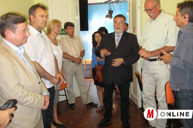 Slaviša Grujić: Máshol a kétnyelvű műsornak is örülnének, a zombori stúdió négy nyelven tudósít (Fotó: Fekete J. József)