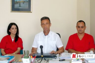 Dr. Brankica Tomašević, dr. Surján Gusztáv és Lőrinc Csongor a sajtótájékoztatón