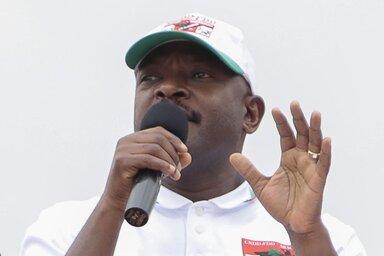 Pierre Nkurunziza, aki betiltotta a joggingolást (Fotó: Beta/AP)