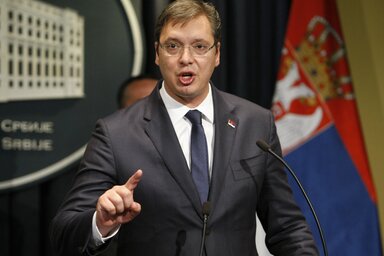 Aleksandar Vučić (Fotó: Beta)
