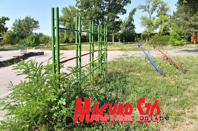 Ma: A játszóteret felveri a gaz, pedig csak kaszálni kellene (Gergely József felvétele) Ma: A játszóteret felveri a gaz, pedig csak kaszálni kellene (Gergely József felvétele)
