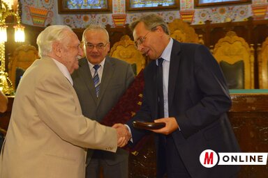 Dr. Szöllősi Gyula hidrobiológus Szabadka díszpolgára lett (Fotó: Molnár Edvárd)