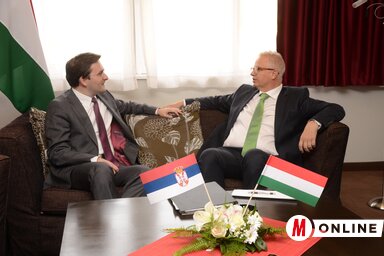 Nikola Selaković és Trócsányi László (Molnár Edvárd felvétele)