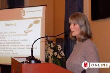 Nyilas Leonov Anita, az MNT alelnöke (Kozma Rita felvétele)