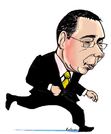 (Léphaft Pál karikatúrája)