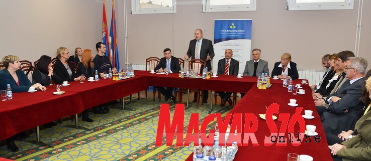 Pásztor István: Az oklevelet szerzett személyek lesznek azok, akik az Unió irányába viszik majd az országot  (Fotó: Ótos András)
