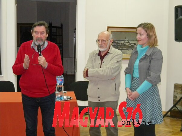 Siflis Zoltán, Póth Imre és Gazsó Hargita (Benedek Miklós felvétele) Siflis Zoltán, Póth Imre és Gazsó Hargita (Benedek Miklós felvétele)