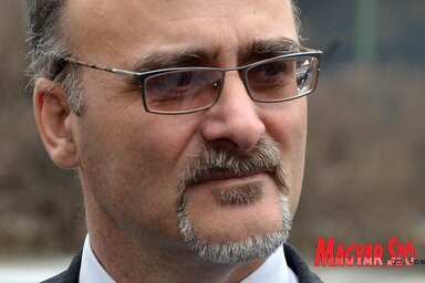 Pék Zoltán: Nézőpont kérdése, megvan-e a hét százalék, vagy sem (Fotó: Ótos András)