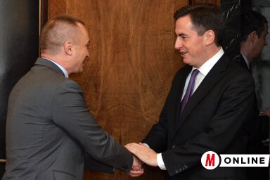 David McAllister tegnap Bojan Pajtić tartományi kormányfővel is találkozott (Ótos András felvétele)