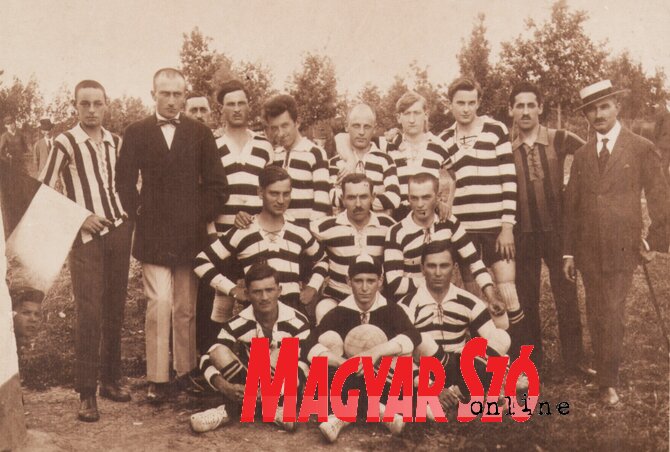 Az FK Zenta tagjai 1923-ban