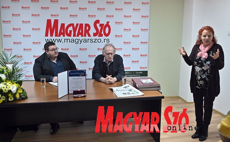 Máriás Endre, Németh Zoltán és Varjú Márta (Fotó: Ótos András felvétele) Máriás Endre, Németh Zoltán és Varjú Márta (Fotó: Ótos András felvétele)