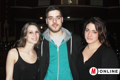 Bodnár Lonetta, Budincsevity Krisztián és Sábity Anita a bemutató után (Lukács Melinda felvétele)