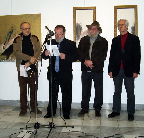 David Kecman Dako, Fekete J. József, Szajkó István és Boško Krstić David Kecman Dako, Fekete J. József, Szajkó István és Boško Krstić