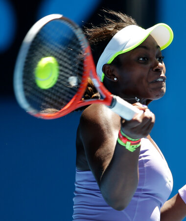 Az új amerikai csillag, a 19 éves Sloane Stephens (Fotó: Beta/AP)