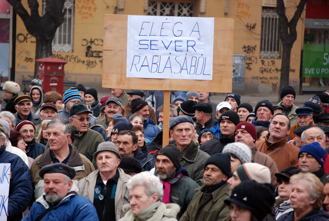 A Severesek több alkalommal utcára vonultak már, hogy jogaikat érvényesítsék