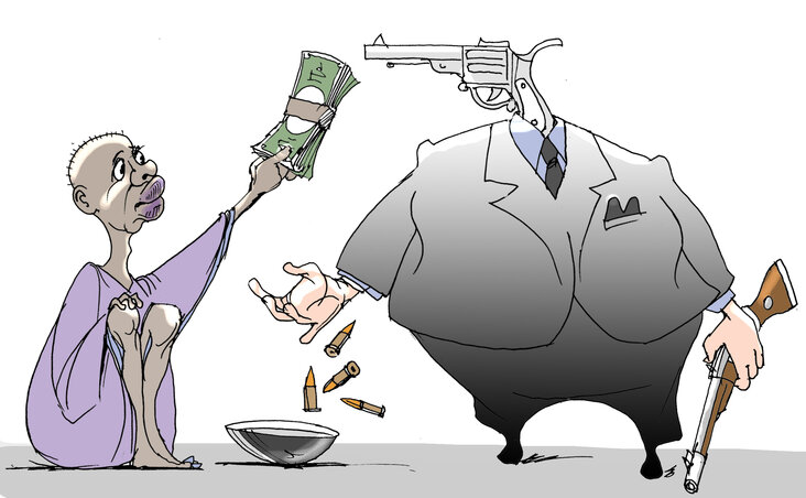 Léphaft Pál karikatúrája Léphaft Pál karikatúrája