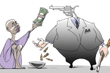 Léphaft Pál karikatúrája