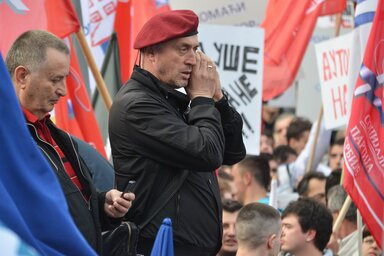 Politikai vita alakult ki amiatt is, hogy Vajdaságon kívülről utaztatták-e a pénteki tüntetésen résztvevőket (Fotó: Ótos András)