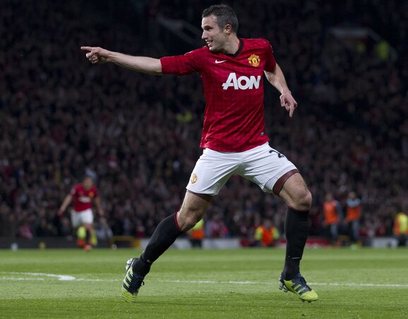 Robin van Persie az Aston Villa ellen háromszor volt eredményes (Fotó: Beta) Robin van Persie az Aston Villa ellen háromszor volt eredményes (Fotó: Beta)