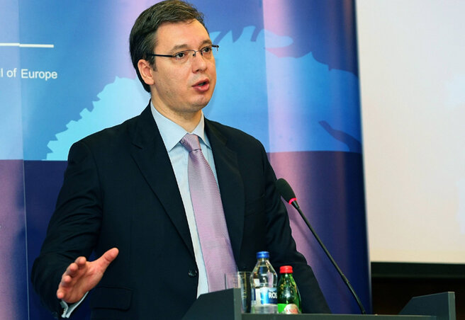 Aleksandar Vučić: Egyesek pedig a sajtón keresztül kampányolnak ellenünk, azon a sajtón keresztül, amelyet Koszovóban az állam finanszíroz