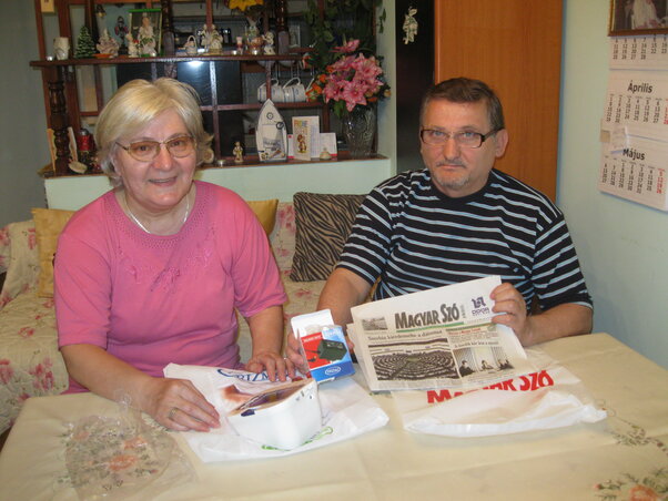 Kocsis Rózsa férjével, Miroslavval
Kocsis Rózsa férjével, Miroslavval
