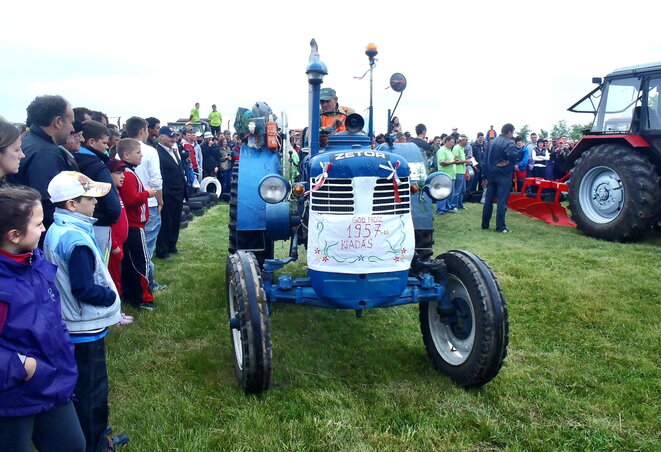 A több mint fél évszázados traktor is részt vett a versenyen