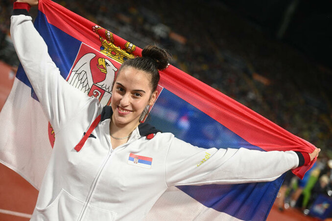 Az Európai Játékok kiváló felmérő Világos Adriana számára a budapesti vb előtt (Fotó: EPA/EFE) Az Európai Játékok kiváló felmérő Világos Adriana számára a budapesti vb előtt (Fotó: EPA/EFE)