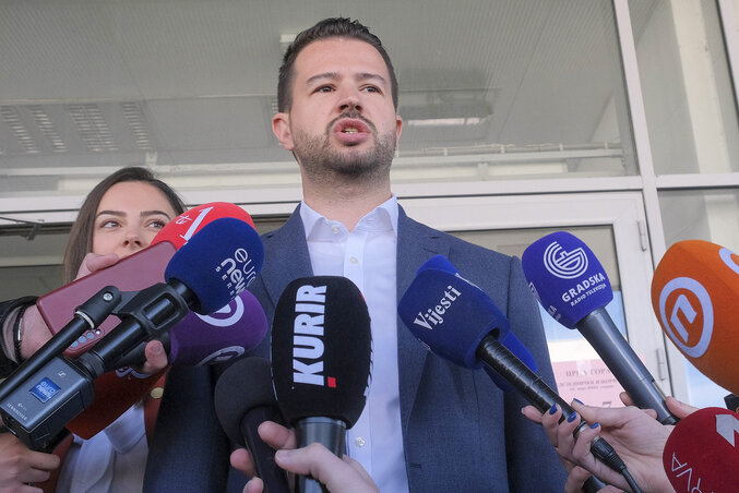 Jakov Milatović (Beta/AP Photo/Risto Bozovic) Jakov Milatović (Beta/AP Photo/Risto Bozovic)