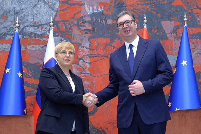 Nataša Pirc Musar és Aleksandar Vučić (Fotó: Tanjug) Nataša Pirc Musar és Aleksandar Vučić (Fotó: Tanjug)