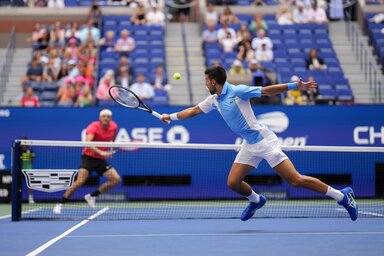 Novak három szettben lezárta az összecsapást (Fotó: Beta/AP)
