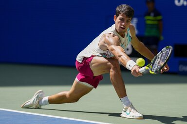 Carlos Alcarazt egyelőre nem sikerült megszorongatni (Fotó: Beta/AP)