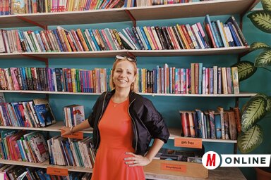 Bednárik Prokec Zita, a Juhász Erzsébet Könyvtár igazgatónője (Kazinczy Paszterkó Diana felvétele)