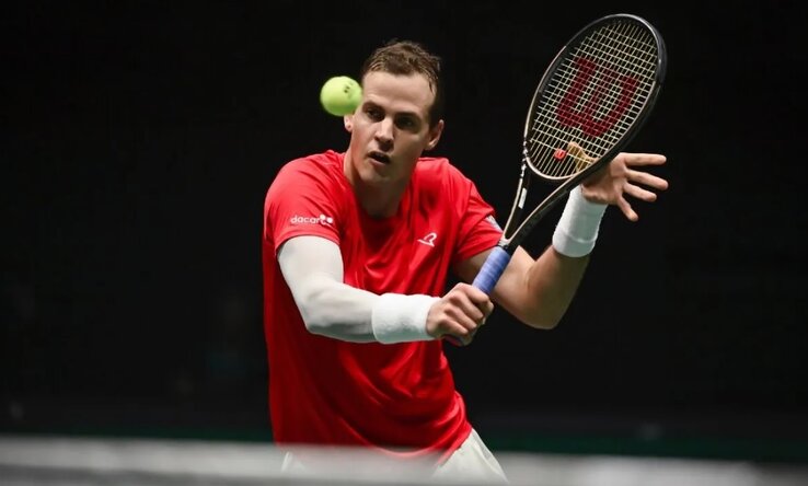 Vasek Pospisil is hozzájárult Kanada sima továbbjutásához (Fotó: dailysports.press)