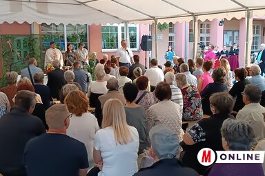 A nyitórendezvényen az egybegyűlteket Kern Imre, Szabadka alpolgármestere köszöntötte (Dér Dianna felvétele)