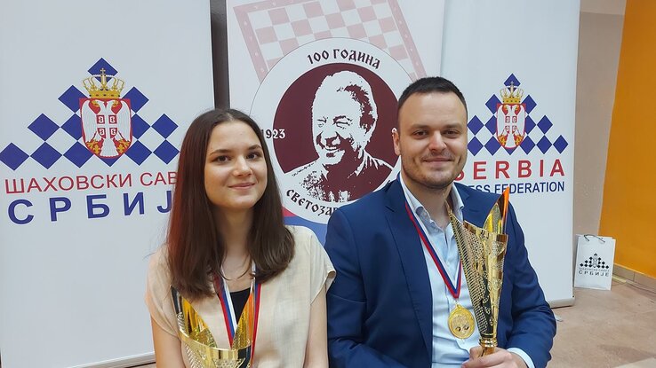 A bajnokok, Marina Gajčin és Aleksandar Inđić A bajnokok, Marina Gajčin és Aleksandar Inđić