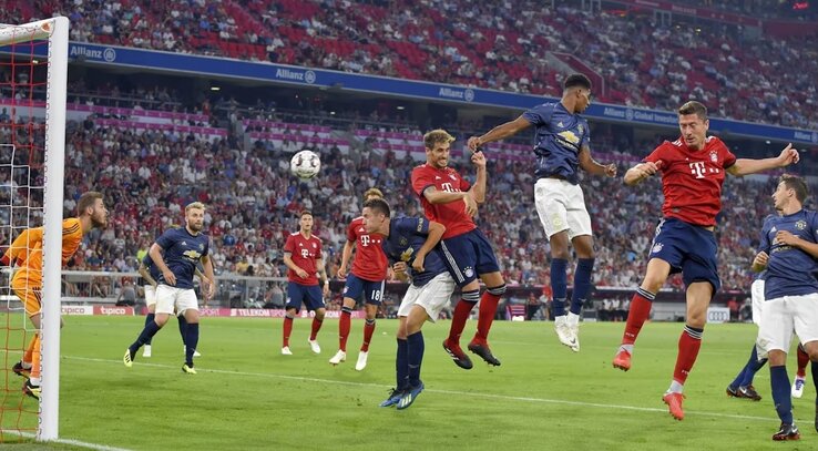 A Bayern és a Manchester United legutóbb 2018-ban egy barátságos meccsen találkozott egymással, akkor 1:0-ra a bajor gárda nyert (Fotó: FC Bayern Munich)