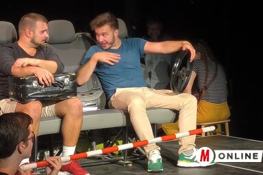 Jelenet az Oláh Tamás művéből készült előadásból