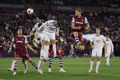 A West Ham a mérkőzés hajrájában kézbe vette az irányítást (Fotó: Reuters/Action Images)