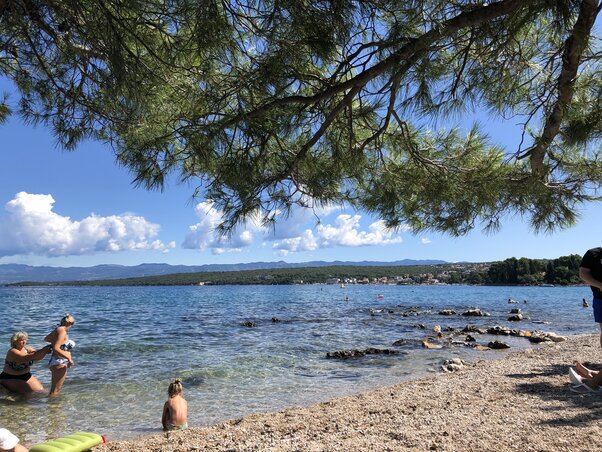 Több strand közül lehet válogatni, a képen látható a Rupa