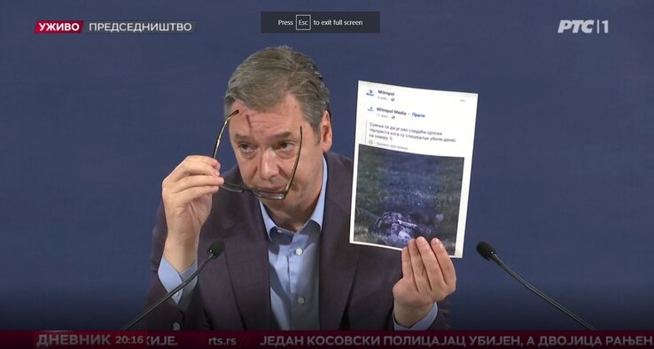 Képernyőfelvétel/Szerbiai RTV Képernyőfelvétel/Szerbiai RTV