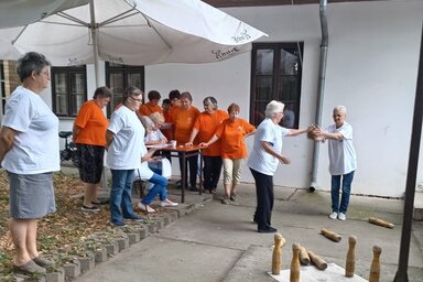 Lengőtekeverseny Bácskossuthfalván  (Nagy Juhász Klára felvétele)