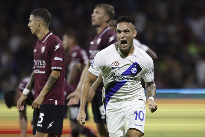 Lautaro Martínez megváltoztatta a teljes mérkőzést (Fotó: Beta/AP)